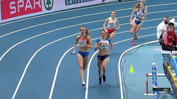 Atletismo - Cto. Europa Pista Cubierta. Final Femenina 4x400m