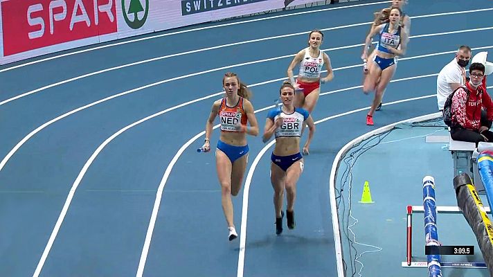 Atletismo - Cto. Europa Pista Cubierta. Final Femenina 4x400m