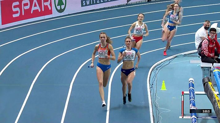 Cto. Europa Pista Cubierta. Final Femenina 4x400m