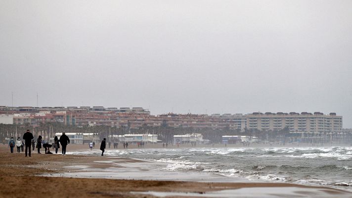 Cielos nubosos con precipitaciones localmente fuertes en el sureste peninsular e Ibiza