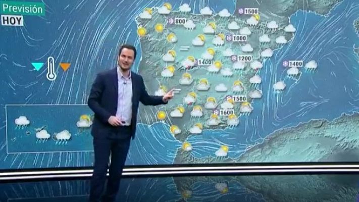 Telediario 1 - La Aemet prevé lluvia en la Comunidad Valenciana, Baleares y sudeste peninsular