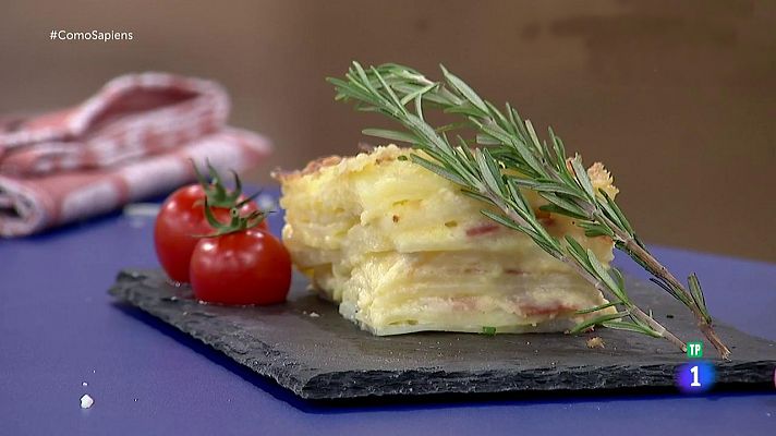 Receta de milhojas de patata