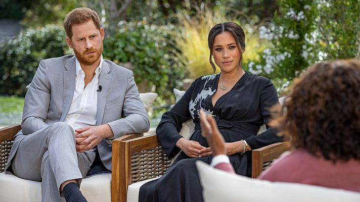 Telediario 1 - Meghan Markle confiesa que pensó en suicidarse y acusa a Buckingham de racismo