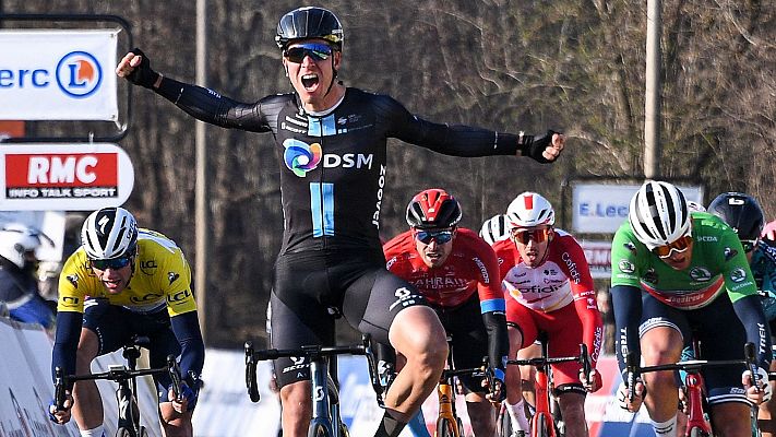  - Así fue la llegada en la segunda etapa de la París-Niza