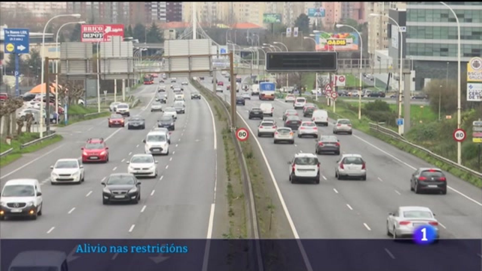 A Coruña e Pontevedra recuperan hoxe a mobilidade