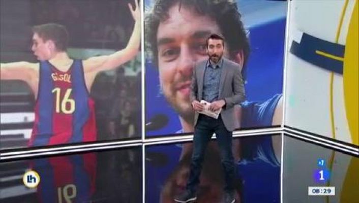 Telediario 1 - Pau Gasol más cerca de volver a jugar