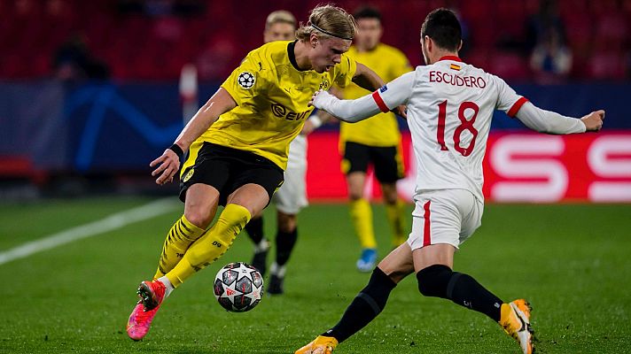 Telediario 1 - El Sevilla, a remontar en casa del Dortmund para seguir en Champions