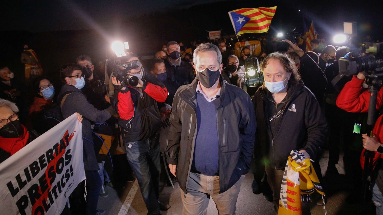 Los presos del 'procés' vuelven a ingresar en la prisión de Lledoners