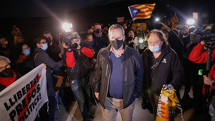 Los presos del 'procés' vuelven a ingresar en la prisión de Lledoners tras la revocación de la semilibertad