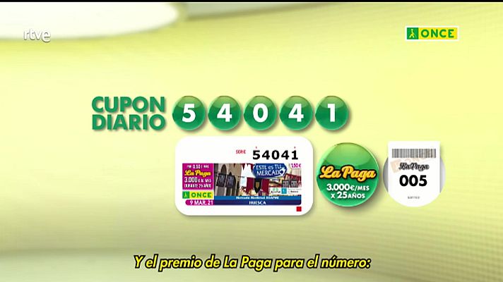 Sorteos ONCE - Sorteo ONCE - 09/03/21