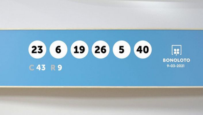 SELAE - Sorteo de la Lotería Bonoloto y Euromillones del 09/03/2021