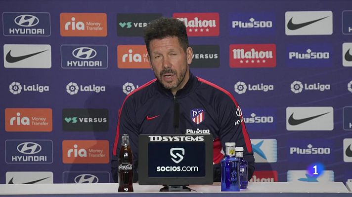 Telediario 1 - Simeone: "Sin voluntad, el talento no alcanza"