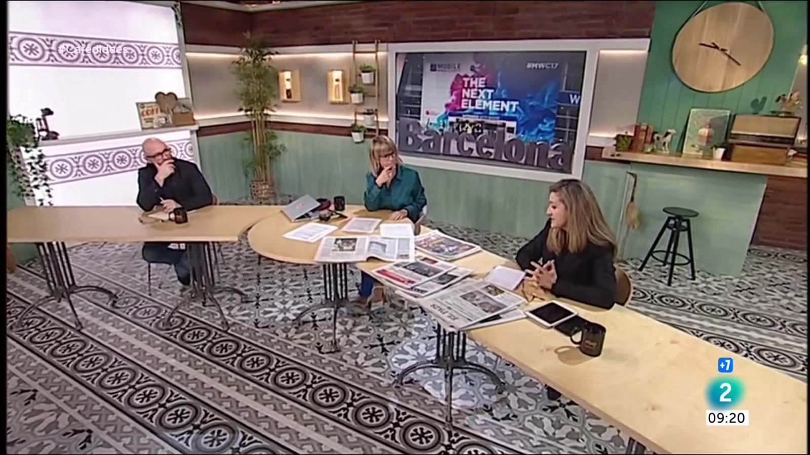 Eulàlia Reguant, Jaume Collboni, i Emma Vilarasau i Jordi Bosch