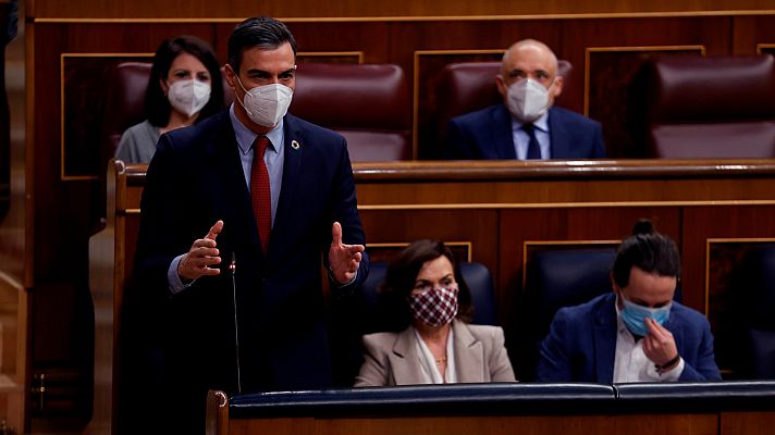 Informativo 24h - Sánchez dice que Vox desea una España "grande, única y libre" y Abascal le avisa de que cada vez tienen más apoyos