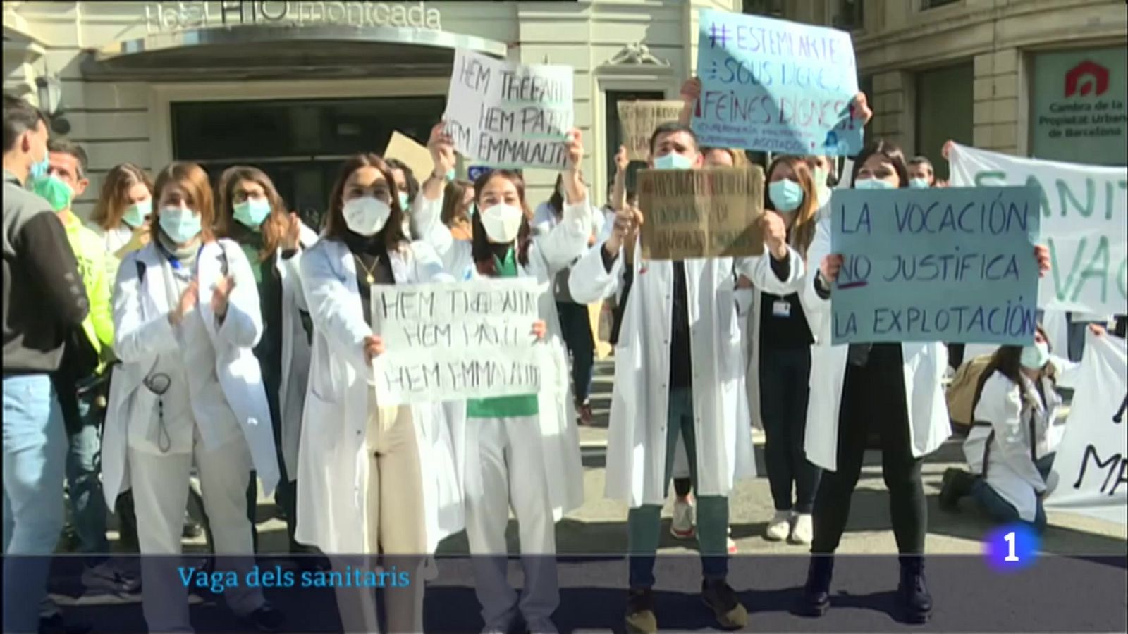Els sanitaris catalans fan vaga per reclamar més inversions