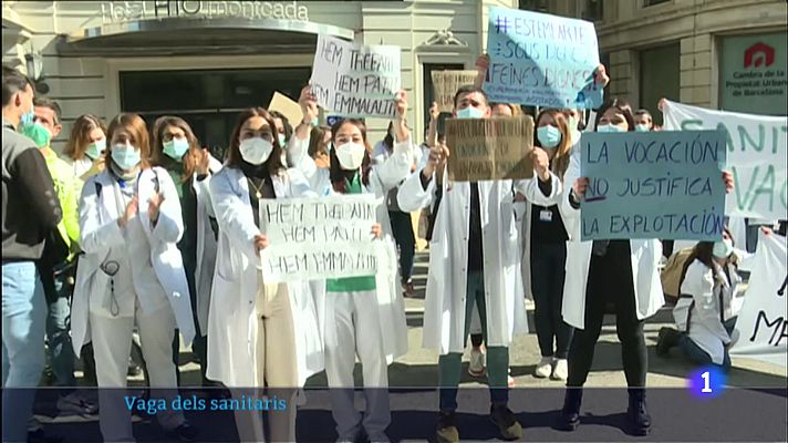 L'Informatiu - Els sanitaris catalans fan vaga per reclamar més inversions