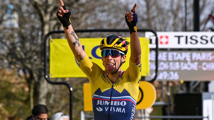 Roglic se coloca líder de la París Niza con una gran victoria