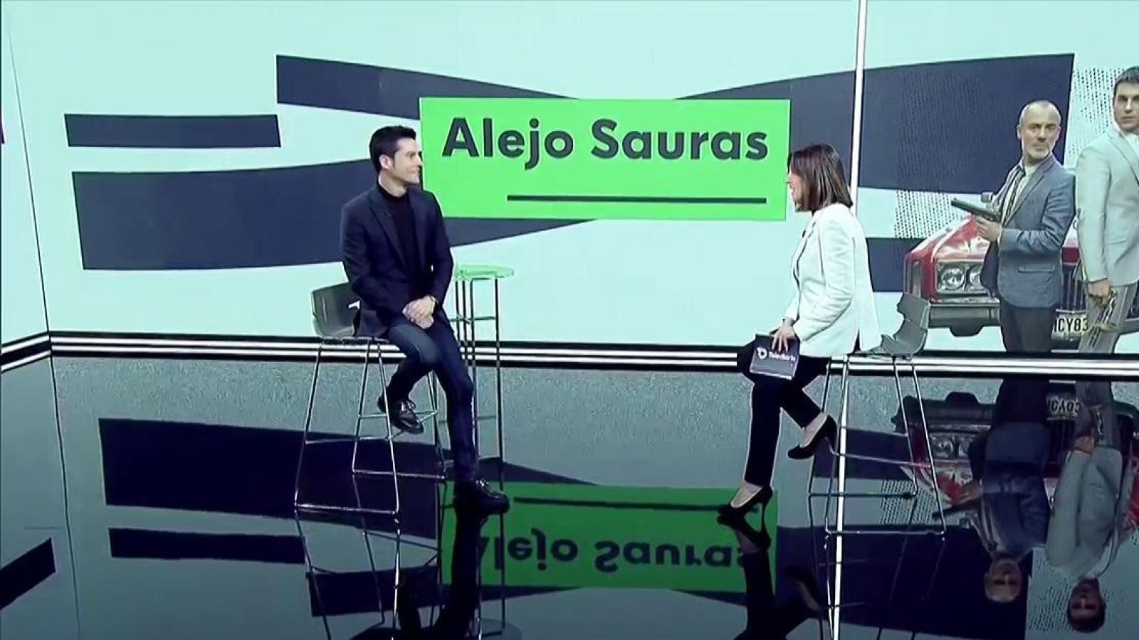 Alejo Sauras en el plató del TD 1 | Ver
