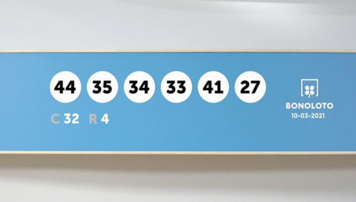 SELAE - Sorteo de la Lotería Bonoloto del 10/03/2021