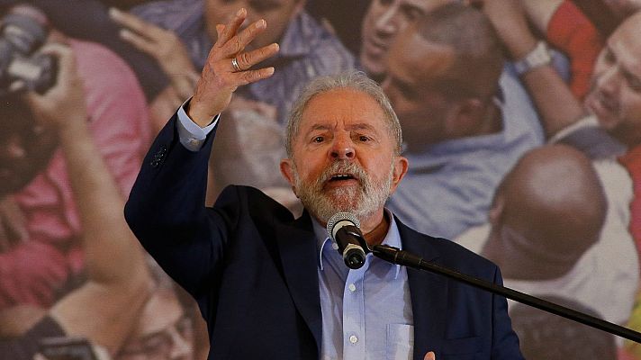 Lula reaparece defendiendo su inocencia y criticando a Bolsonaro