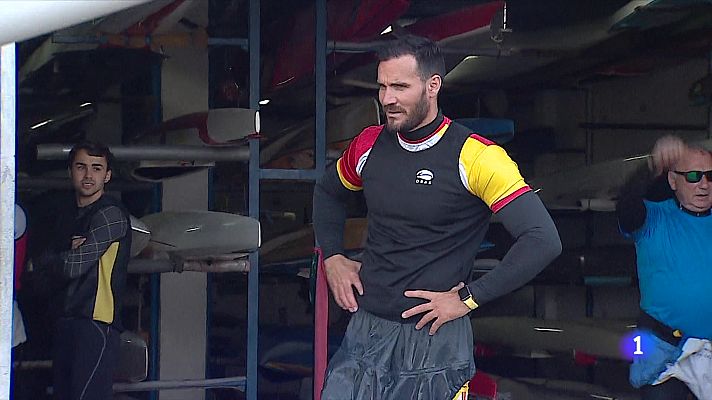 Telediario 1 - Máxima tensión en el K4 español