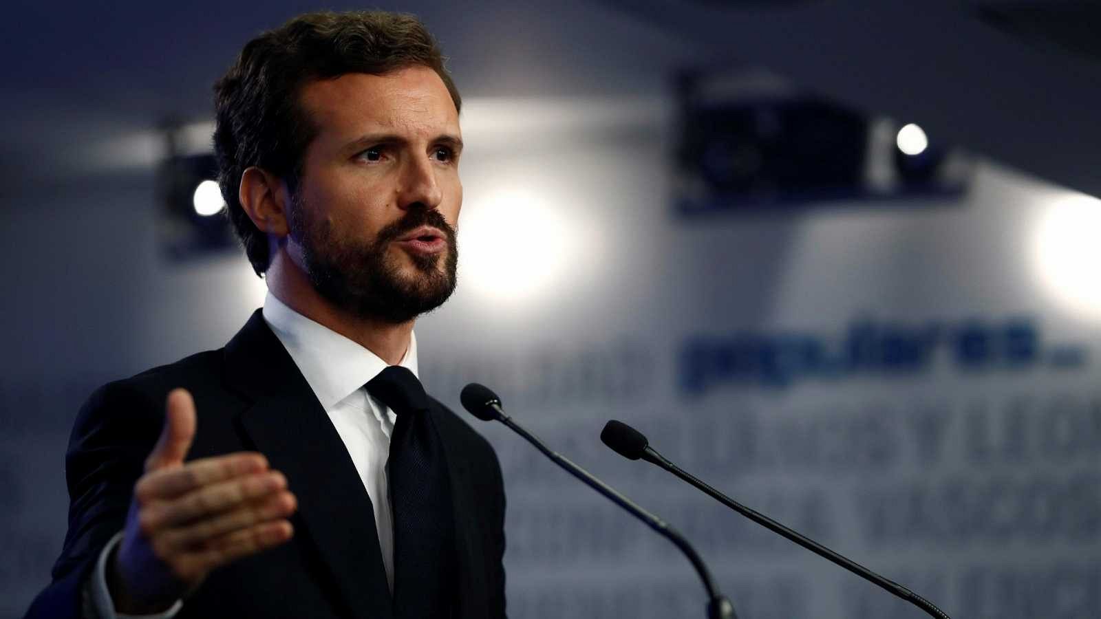 Casado dice que Ayuso tiene su "respaldo" sobre las elecciones