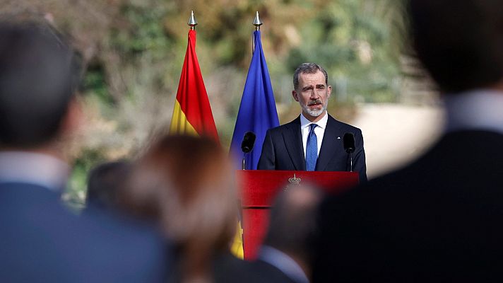 El rey llama a preservar la memoria de las víctimas del terrorismo y a la unidad frente a la violencia