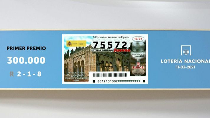 SELAE - Sorteo de la Lotería Nacional del 11/03/2021