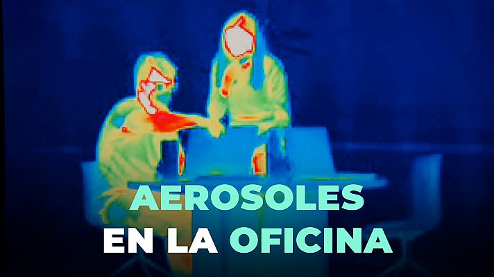 Modo Digital - Así se ven los aerosoles en una oficina