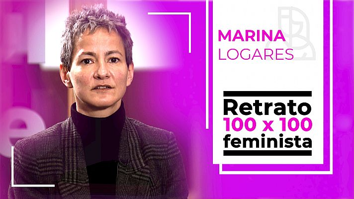 Objetivo Igualdad-Retrato 100x100 feminista: Marina Logares
