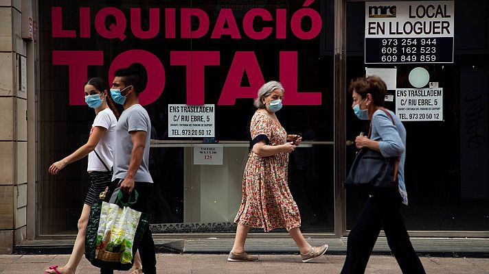 Telediario 1 - Pymes y autónomos recibirán entre 3.000 y 200.000 euros en ayudas directas