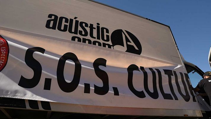 Telediario 1 - La pandemia arruina al sector del espectáculo