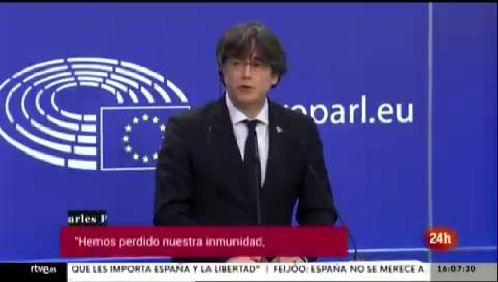 Parlamento - Otros parlamentos - Puigdemont pierde la inmunidad - 13/03/2021