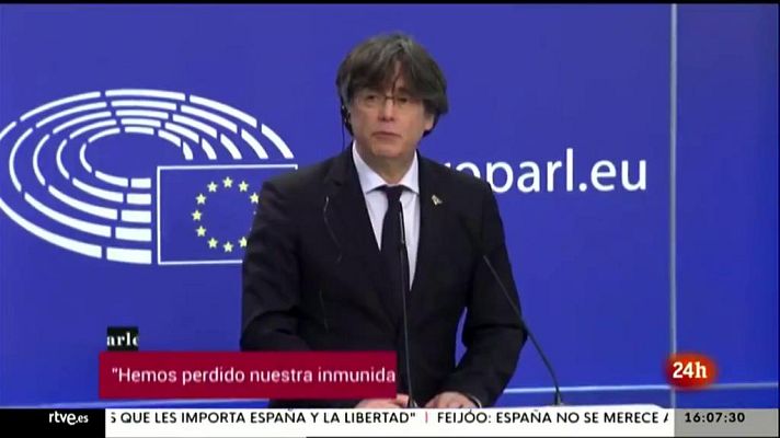 Parlamento - Puigdemont pierde la inmunidad