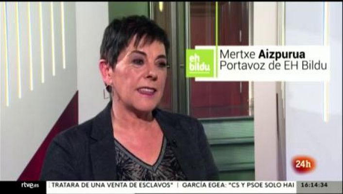 Parlamento - Mertxe Aizpurua, portavoz de EHBildu