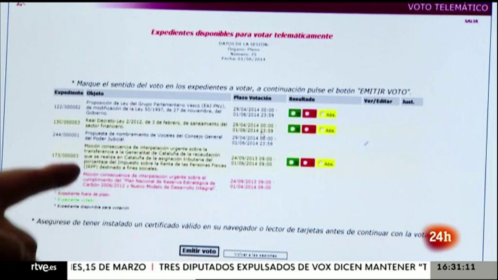 Parlamento - El reportaje - El voto telemático del Congreso - 13/03/2021