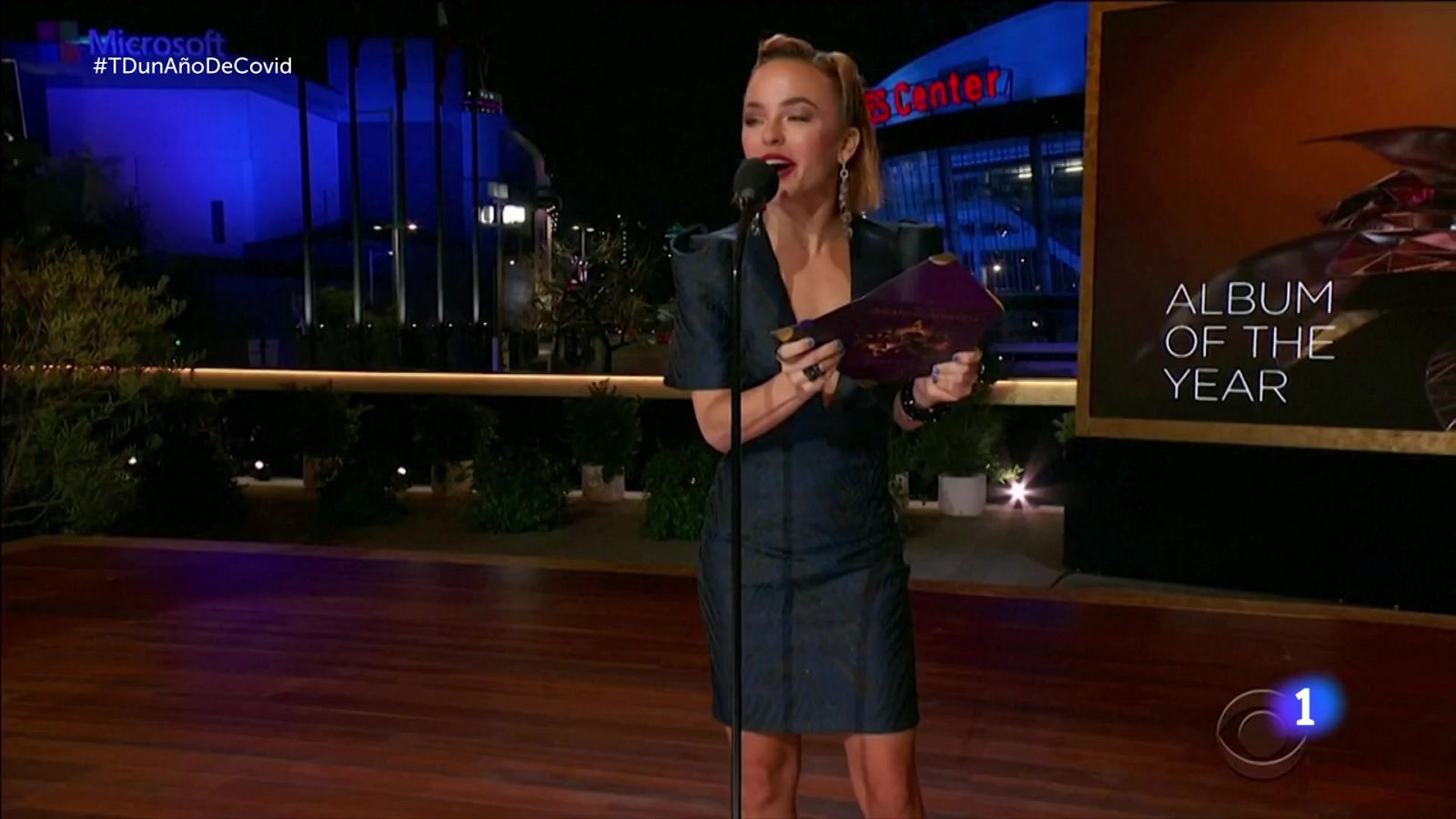 Imagen de la actuación de Beyoncé