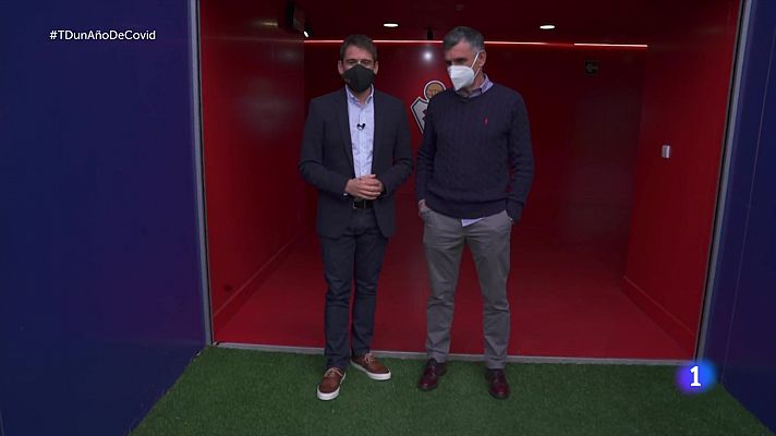 Telediario 1 - Mendilibar: "Sin público, el fútbol es más un negocio"