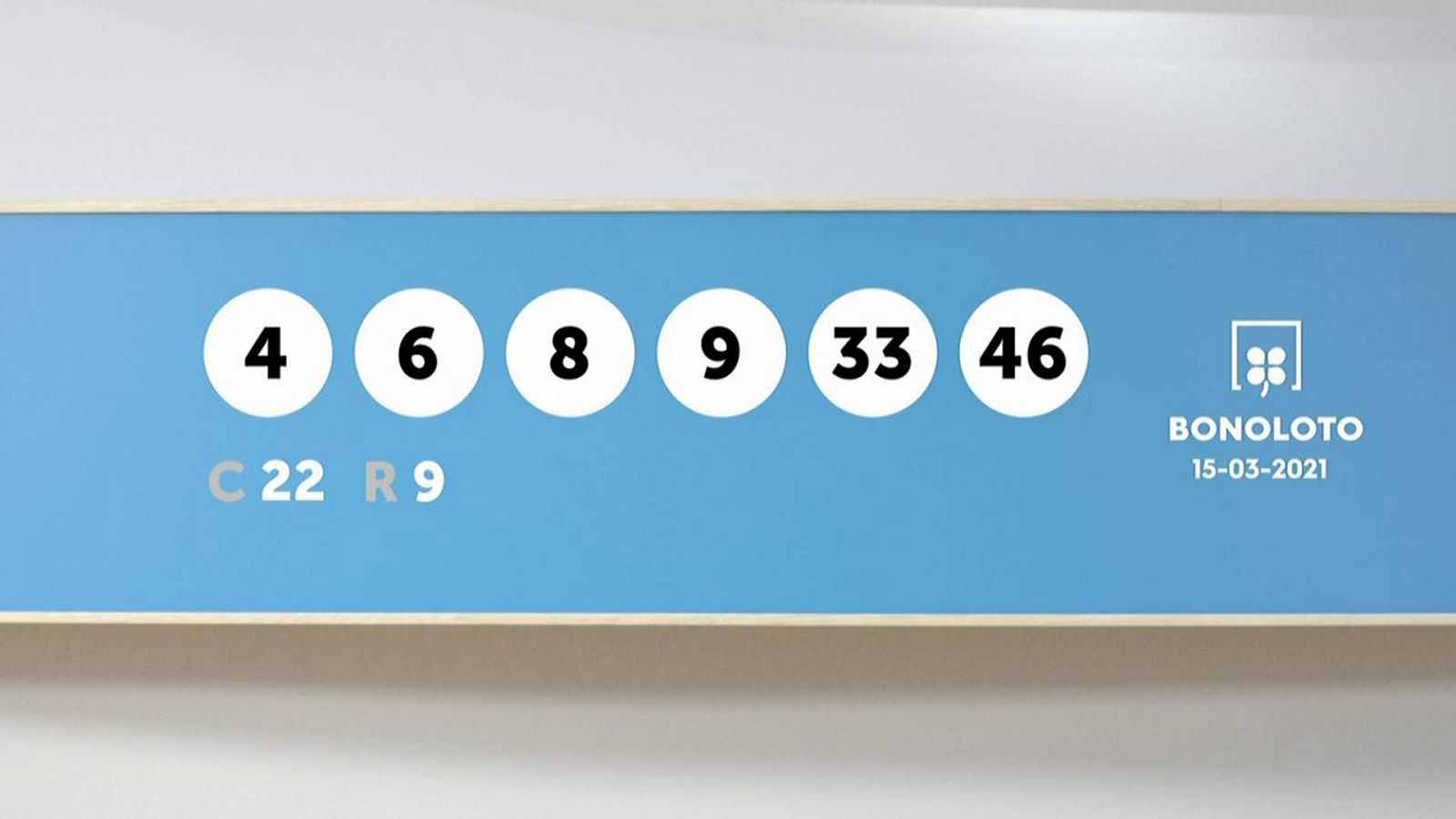 Sorteo de la Lotería Bonoloto del 15/03/2021 - Ver ahora
