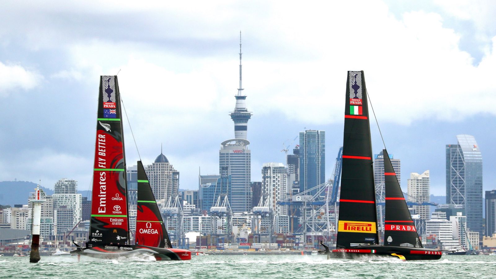 Vela - Copa América 2021: Final 9ª regata (Auckland): Luna Rossa Prada Pirelli - Emirates Team New Zealand - ver ahora