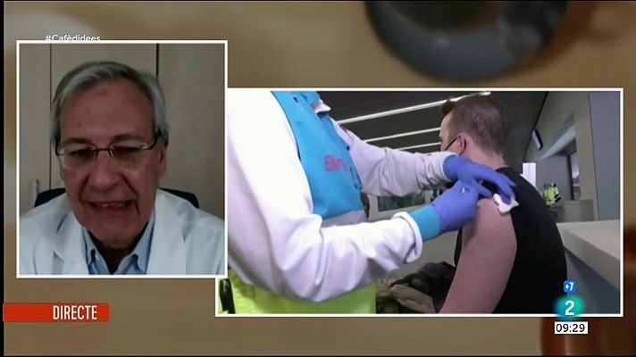 Cafè d'idees - Cafè d'Idees - Dr. Carlos Rodrigo: "Els que han rebut la dosi d'AstraZeneca no han d'estar preocupats en absolut"