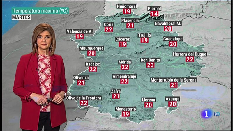 El Tiempo en Extremadura - 16/03/2021