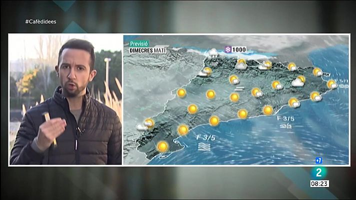 Cafè d'idees - Bonança al migdia, ventades i neu al Pirineu