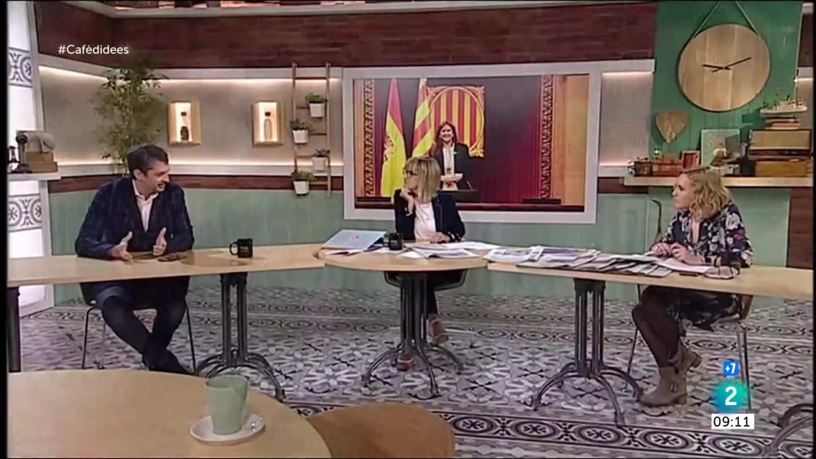 Cafè d'idees | Rafa Vilasanjuan, Gerard Quintana i Ada Parellada - RTVE Catalunya
