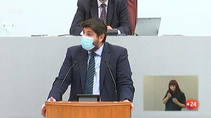  - López Miras califica a Martínez Vidalde "tránsfuga" asegura que Conesa nunca podrá ser presidente