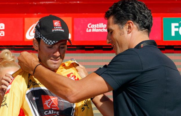 Vuelta ciclista a España - Valverde sigue de líder