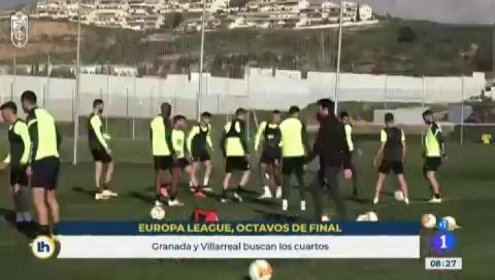 Telediario 1 - Granada y Villarreal, favoritos para acceder a cuartos