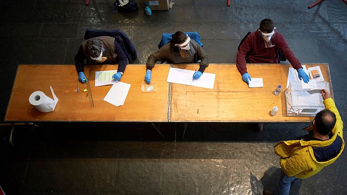 Telediario 1 - El protocolo anti-Covid para el 4M en Madrid: sin EPI y con franjas especiales para mayores y contagiados