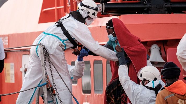 Las últimas llegadas de pateras a Canarias dejan 17 ingresados, 12 de ellos niños