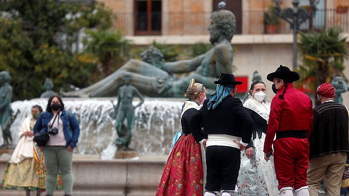 Las fallas de Valencia, en cuarentena por la pandemia de coronavirus